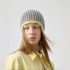 Knit Hollow Beanie Hat