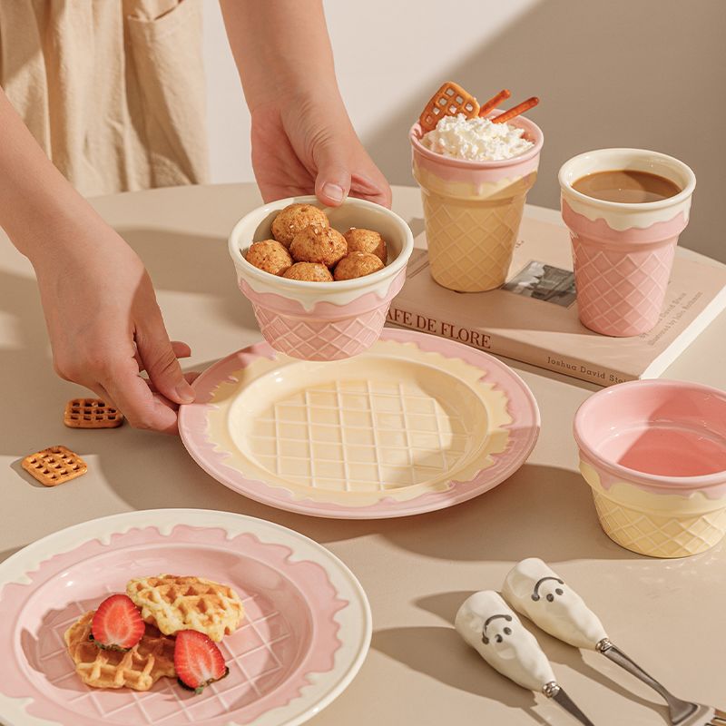Waffle Cone Dessert Tableware