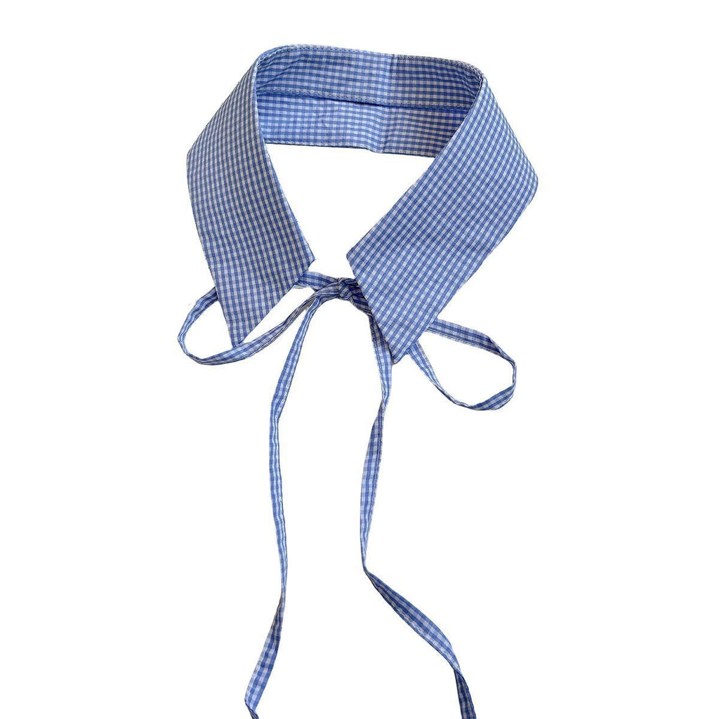 Detachable Plaid Shirt Collar - Modomu
