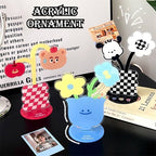 Acrylic Flower Note Clip