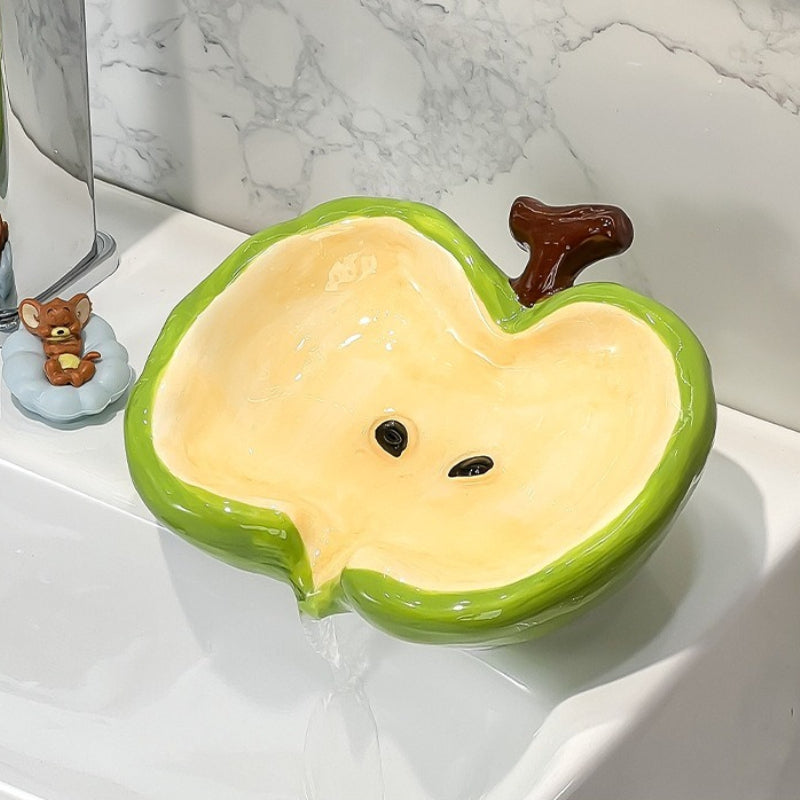 Automatic Draining Ceramic Soap Dish - Modomu