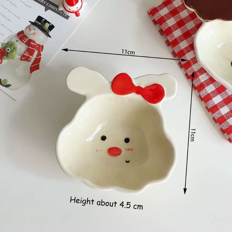 Cartoon Animal Ceramic Sauce Plate