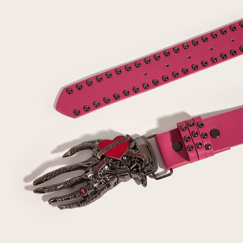 Skull Rivet Punk Belt - Modomu