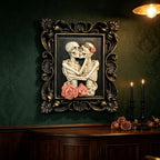 Embracing Skeletons Wall Plaque