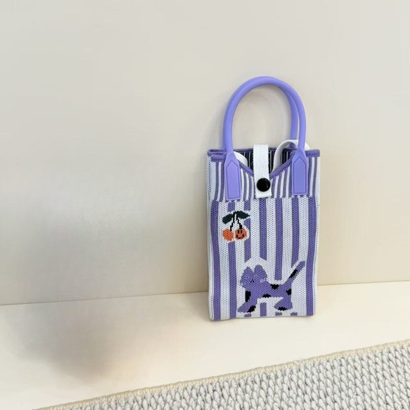 Knit Animal Phone Bag