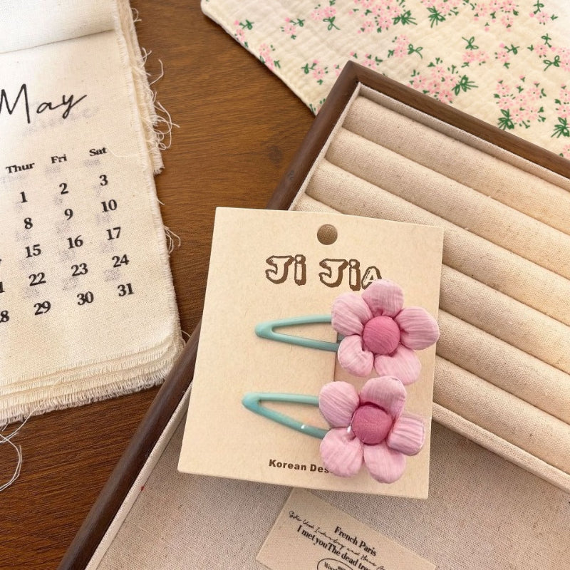 Floral Bunny Kids Hair Clip - Modomu