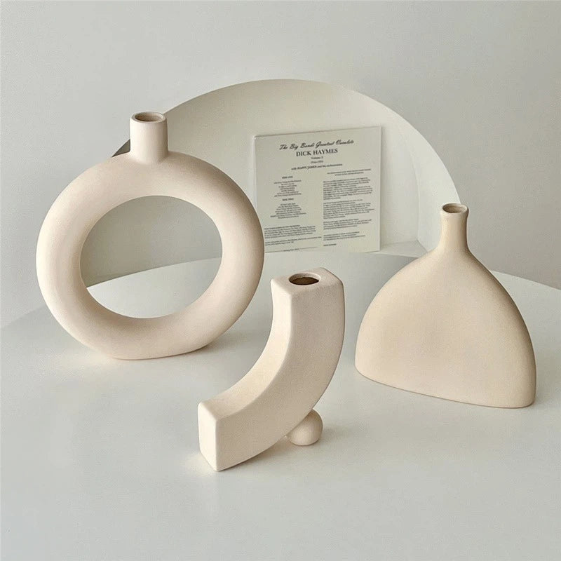 Retro Nordic Ceramic Art Vase