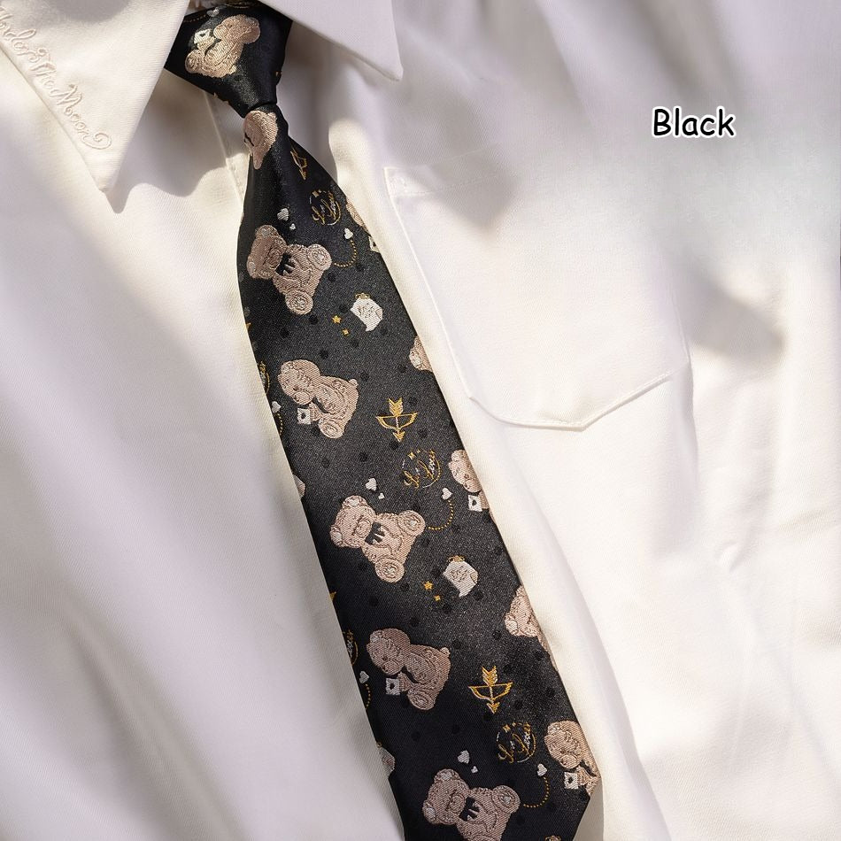 Bear Motif Fashion Necktie - Modomu