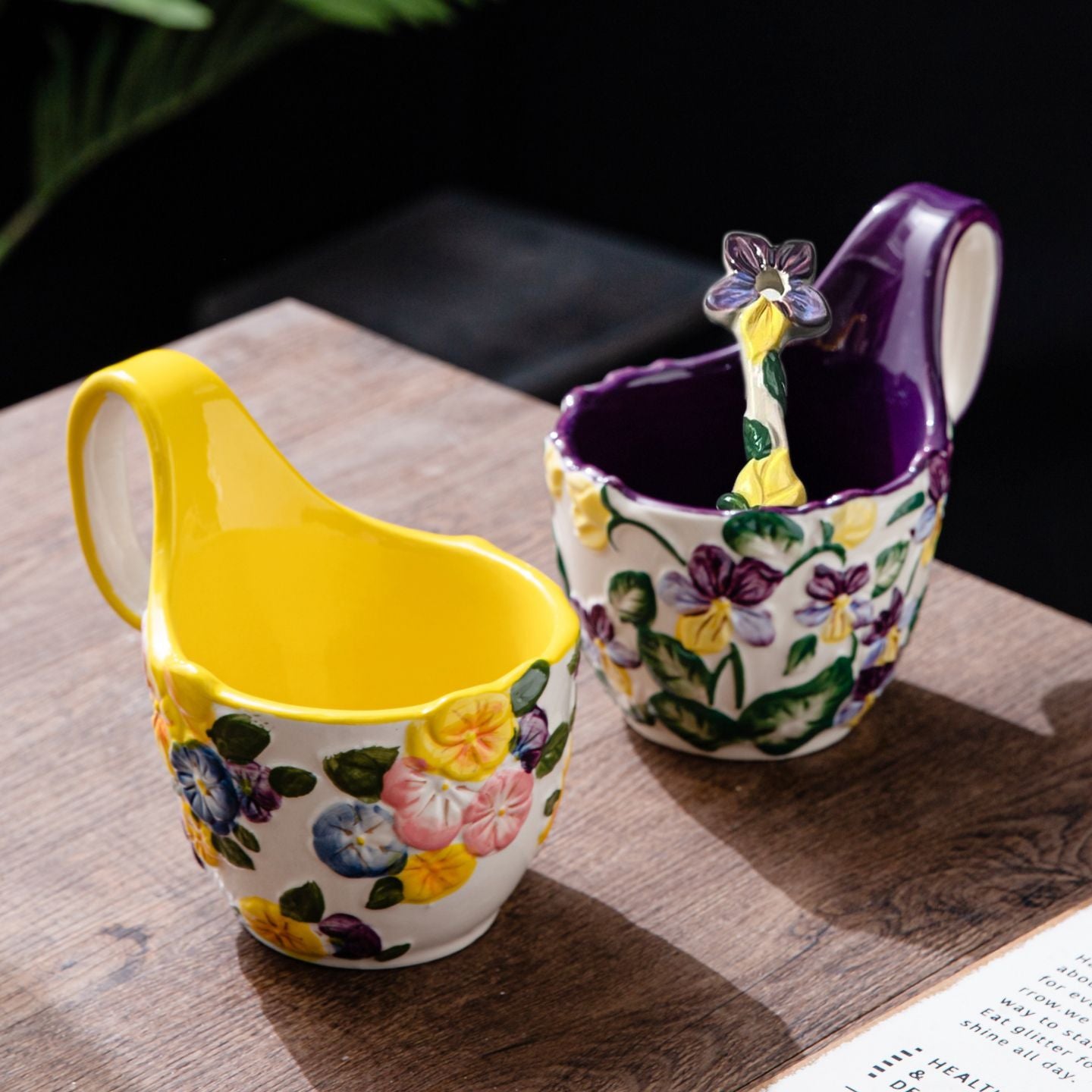 Curved Handle Breakfast Bowl