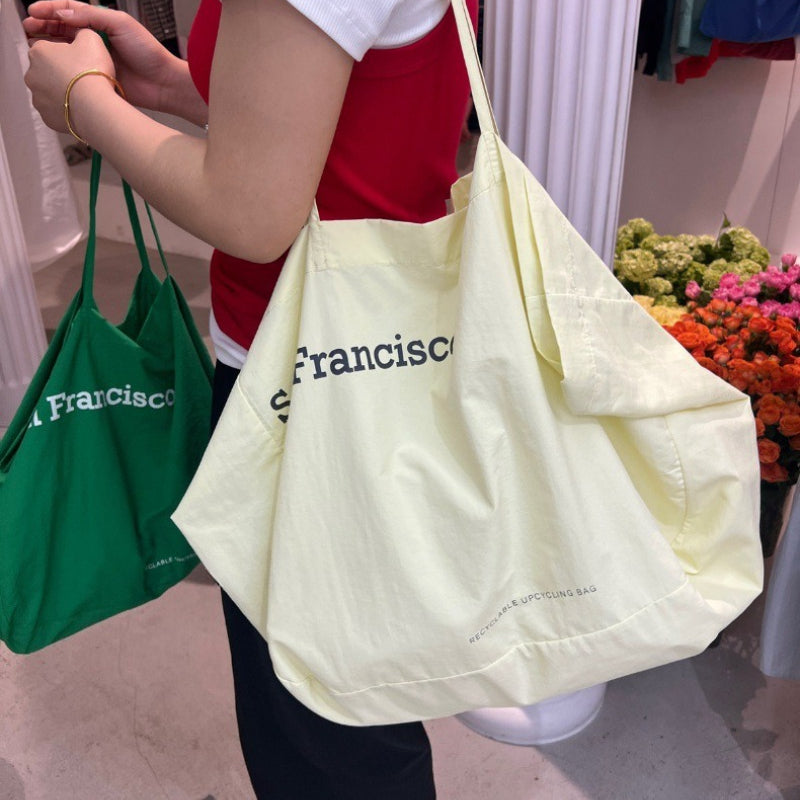 Oversized Canvas Shopper