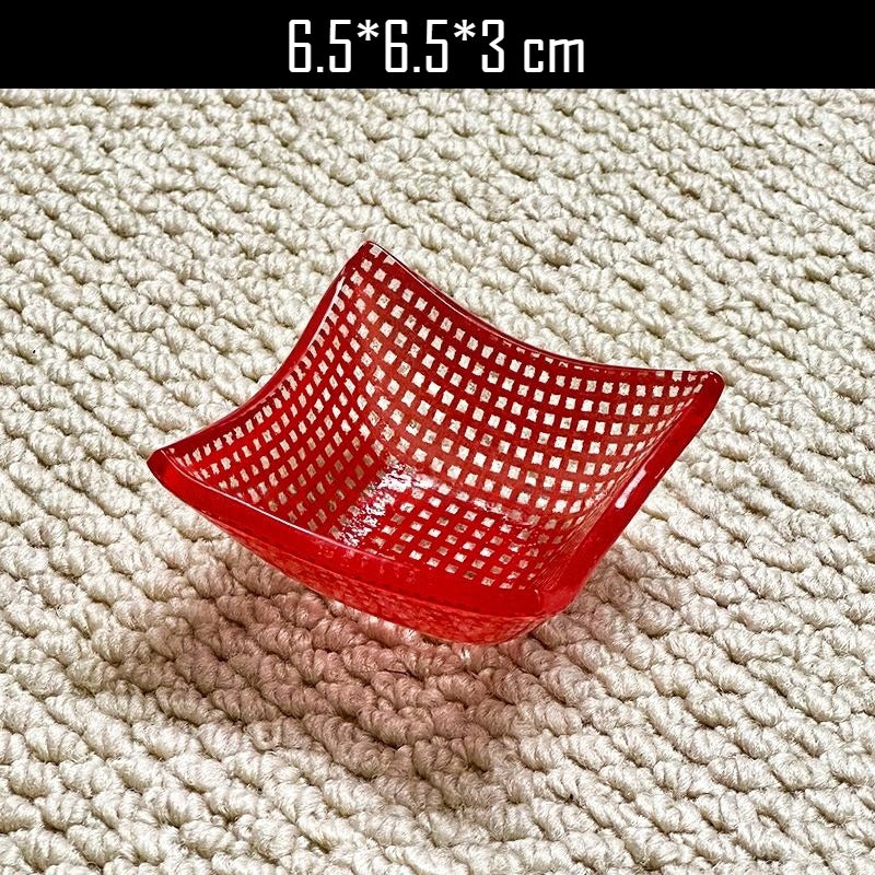 Textured Square Dipping Dish