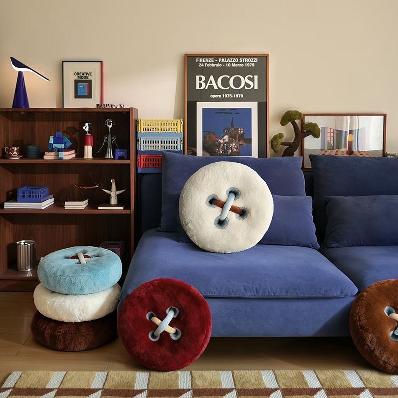 Button Floor Cushion Seat