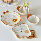 Cute Ceramic Cartoon Rice Bowl - Modomu