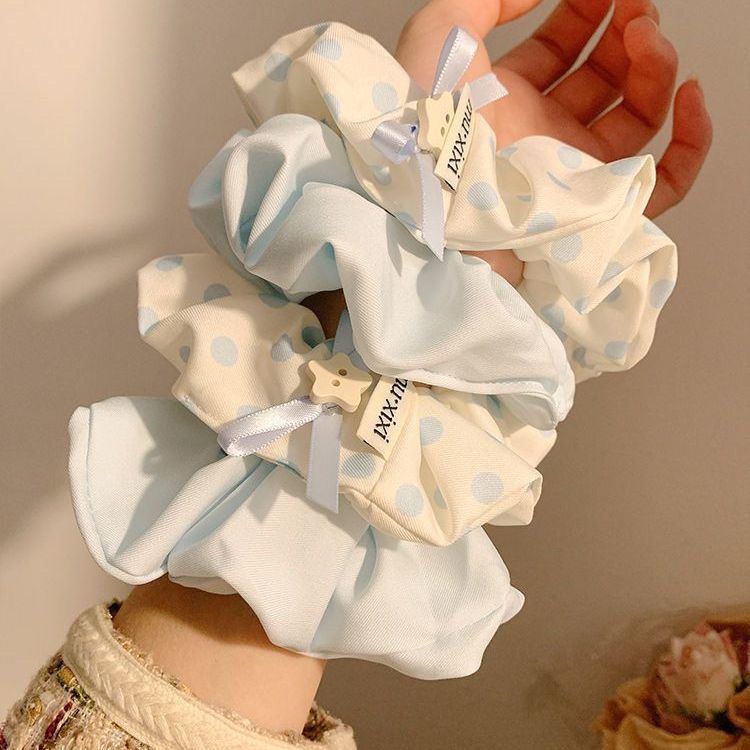 Polka Dot Scrunchie Hair Set