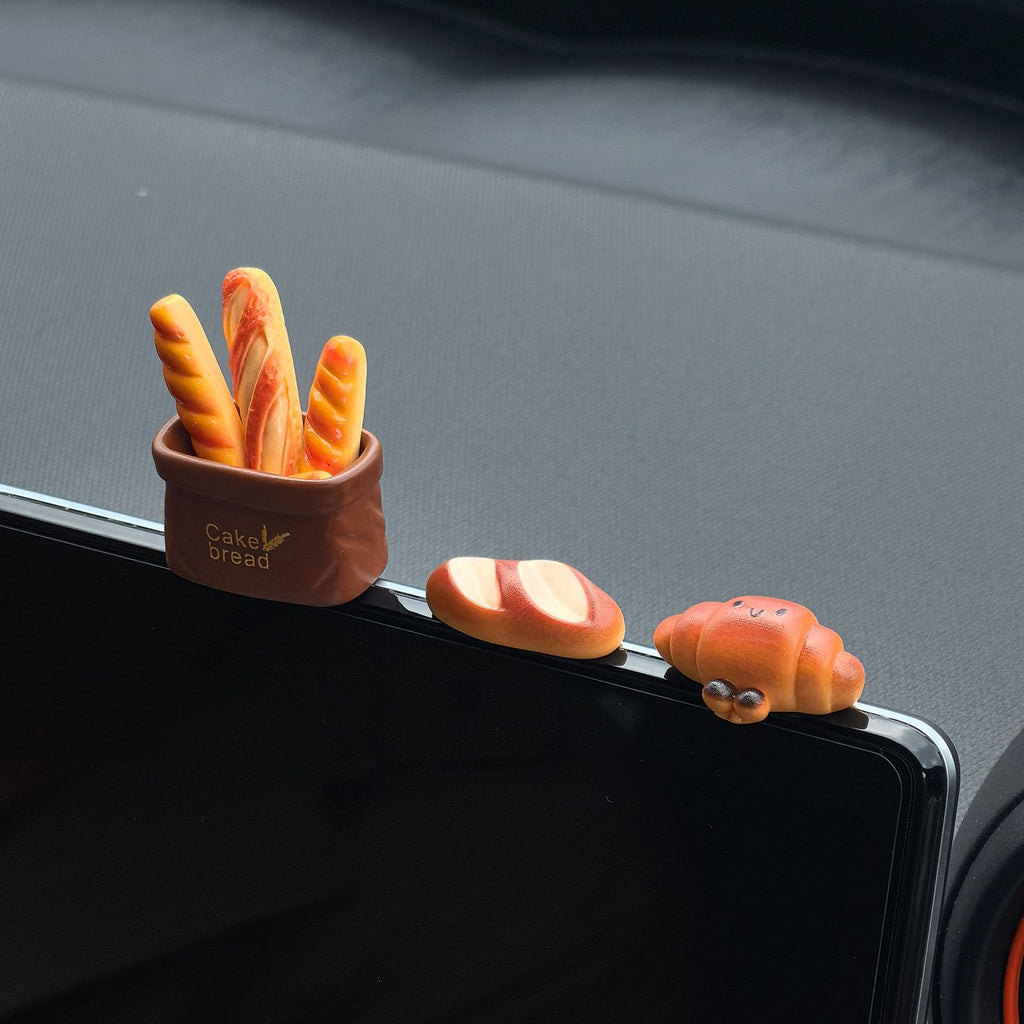 Mini Baguette Car Console Ornament