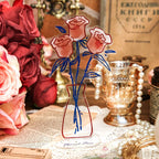 Galaxy Rose Acrylic Note Clips