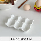 Wavy Rim Egg Tray
