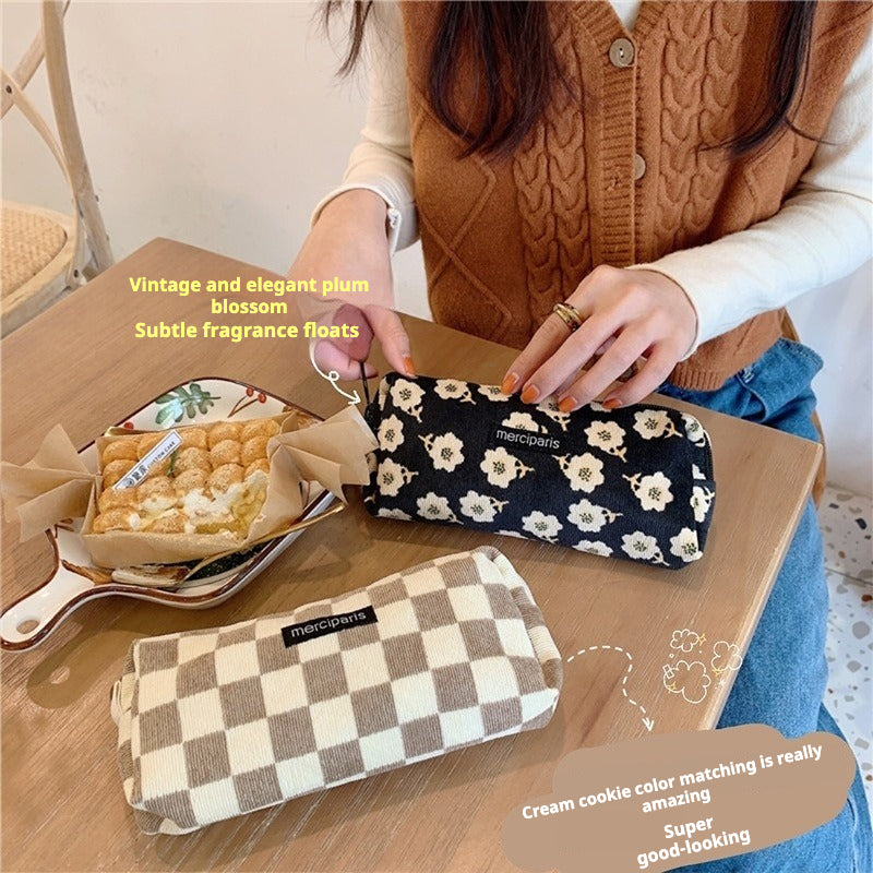 Corduroy Pencil Case Organizer