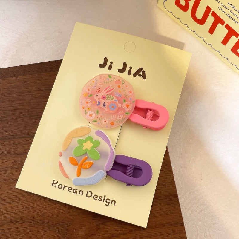 Geometric Cartoon Rabbit Hairpin - Modomu