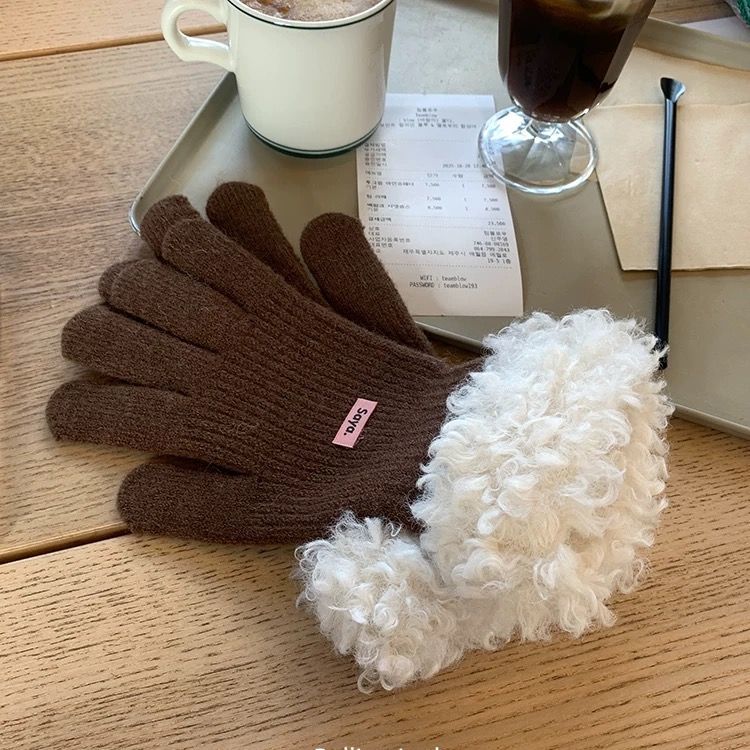 Touchscreen Knit Fingerless Gloves - Modomu
