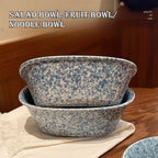 Splatter Glaze Salad Bowl