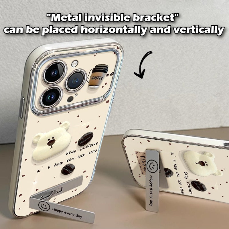 3D Bear Stand Phone Case - Modomu