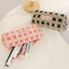 Checkerboard Plush Pencil Case - Modomu
