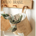 Jute Hanging Storage Basket Organizer - Modomu