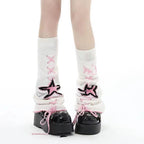 Star Pattern Calf Socks - Modomu