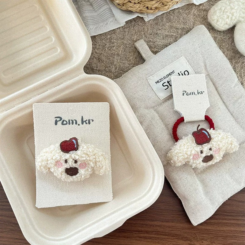 Puppy Plush Bag Clip Charm - Modomu