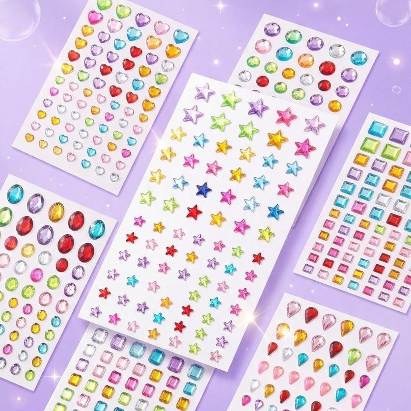 Crystal Gem Sticker Sheets
