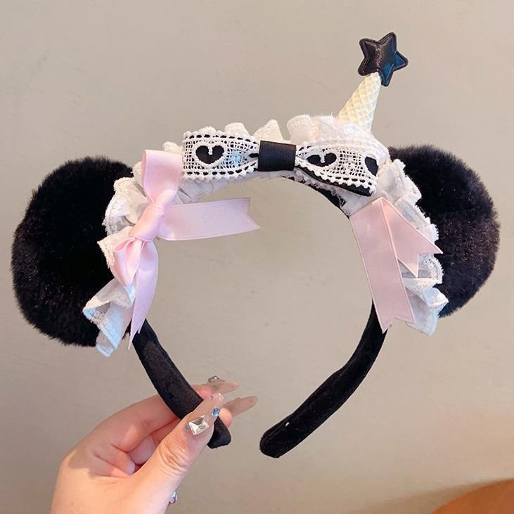 Cute Bear Plush Headband - Modomu