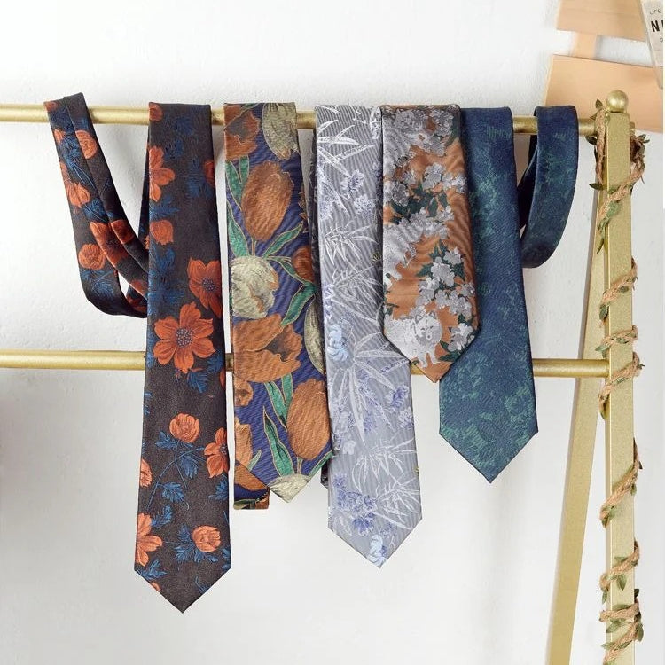 Handmade Retro Jacquard Tie - Modomu