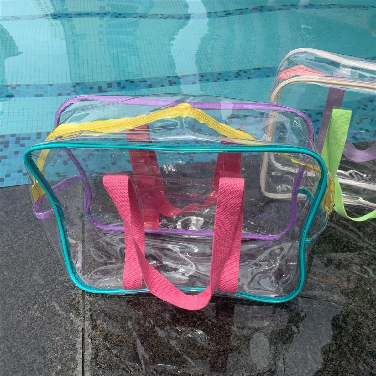 Clear Jelly Beach Tote