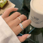 Open Adjustable Zircon Ring - Modomu