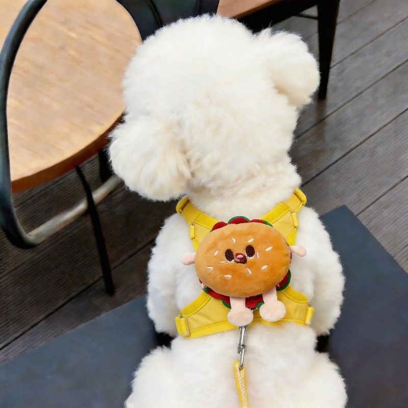 Toast Burger Pet Harness Set