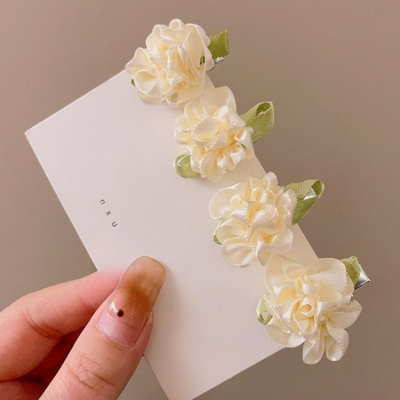 Jasmine Flower Hair Clips