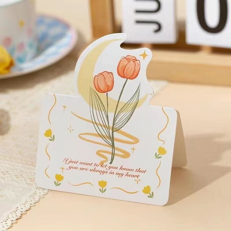 3D Tulip Bouquet Greeting Card