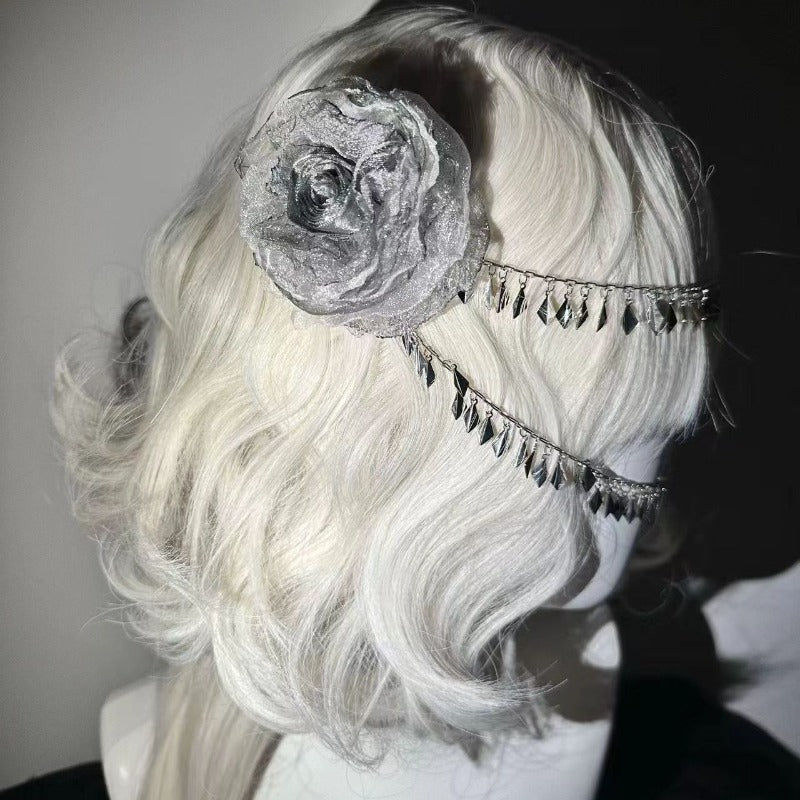 Gothic Rose Chain Clip