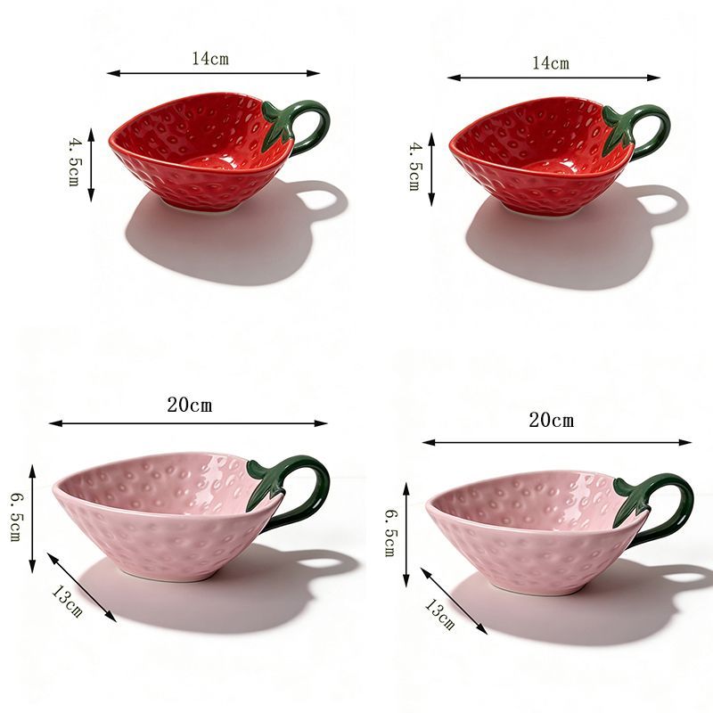 Strawberry Shaped Snack Bowl