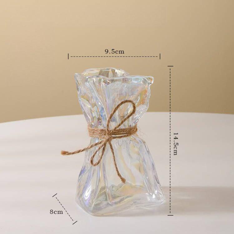 Irregular Transparent Glass Vase - Modomu
