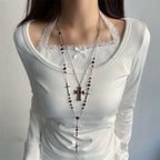 Layered Cross Pendant Necklace - Modomu