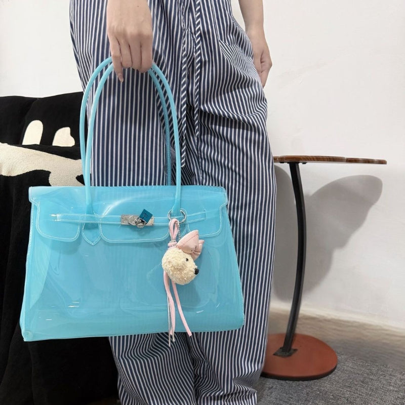 Large Capacity Jelly Shoulder Bag