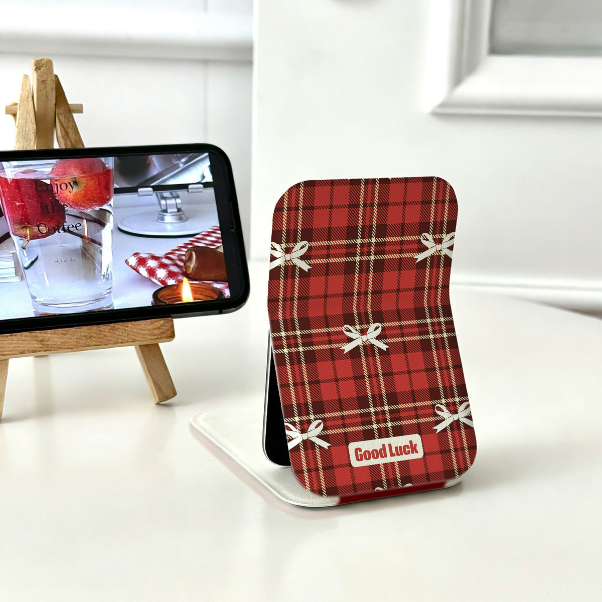 Little Red Folding Pocket Mirror