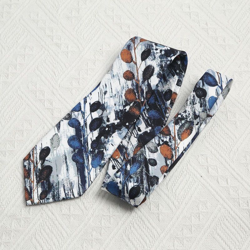 Retro Silk Look Mens Tie - Modomu