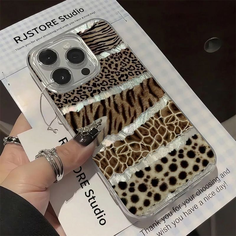 Samsung Leopard Splicing Phone Case