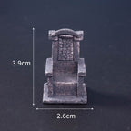 Miniature Graveyard Scene Set