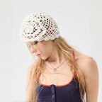 Crochet Bag Style Head Hat