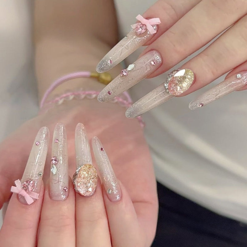 Crackle Gradient Nail Stones