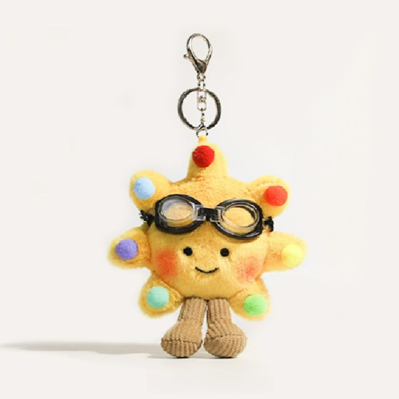 Sunflower Plush Bag Charm Keychain - Modomu